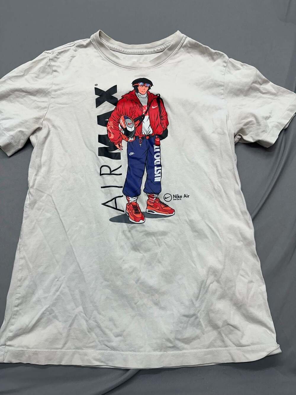 Nike Sportswear Manga Hypeman Air Max Graphic T-Shirt White Size M